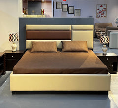 Dual-Tone Upholstered Bedset