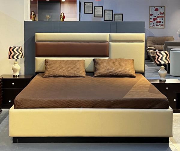 Dual-Tone Upholstered Bedset