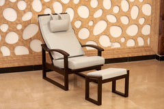 Reclining Lounge Chair with Ottoman