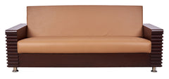 Ridge-Arm Contemporary Sofa