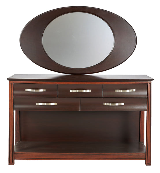 Oval Mirror Dresser